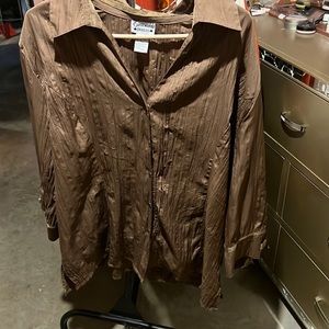 Brown blouse